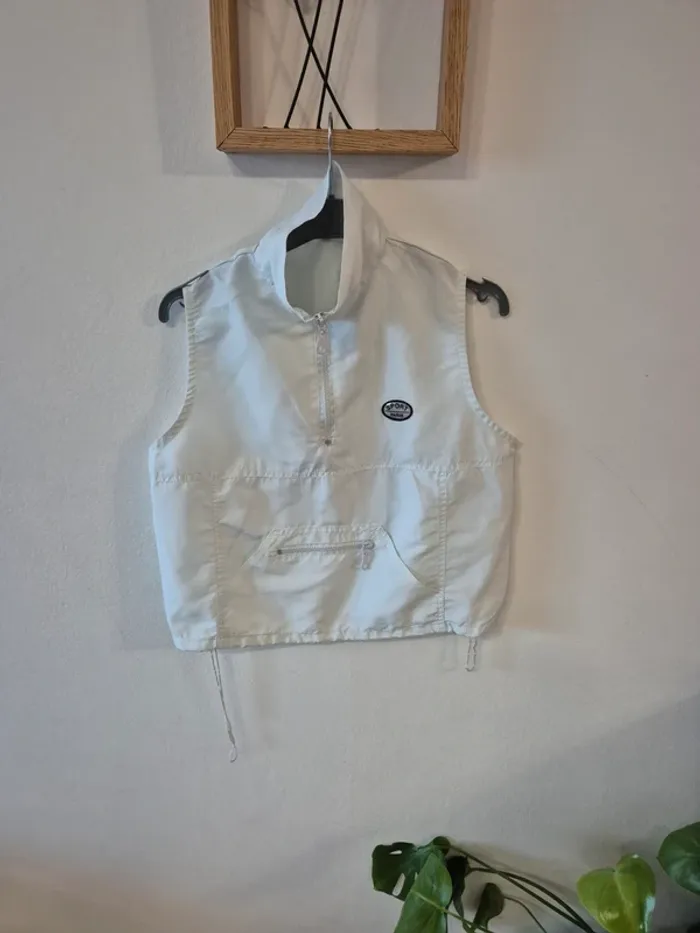 Haut blanc sport