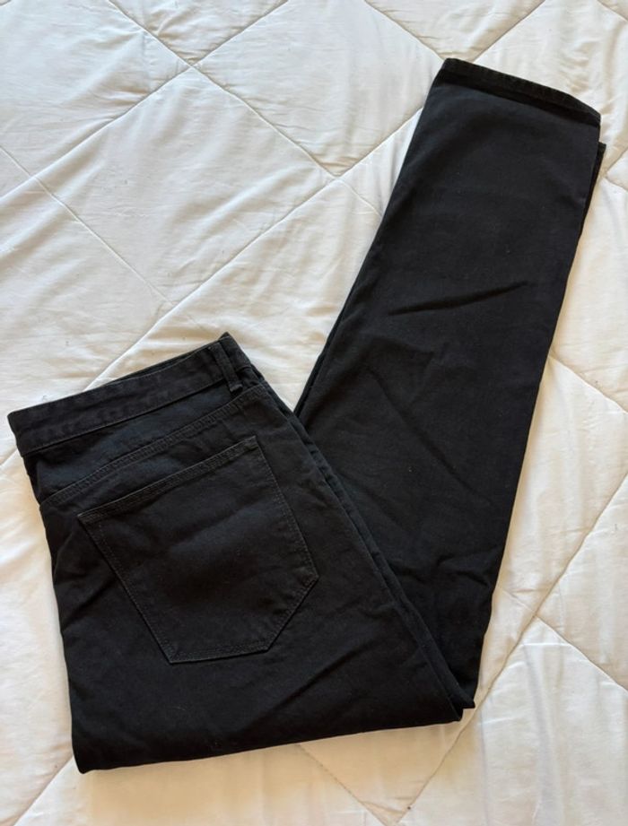 Jean homme noir Regular by Kiabi taille XL/48 L34 – 100% coton – coupe droite