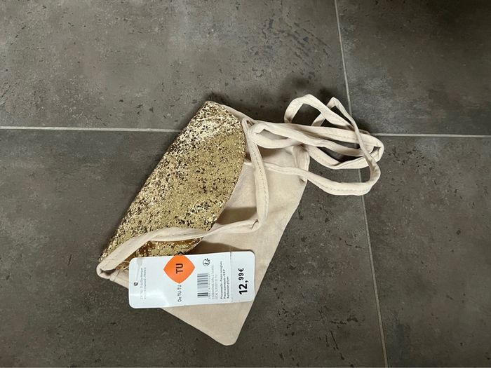 Sac doré tout doux - marque Z neuf étiqueté - photo numéro 2