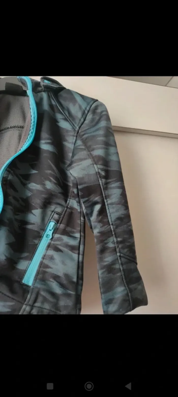 Veste coupe-vent pour les garçons de 5/6 ans, 110/116 ans - photo numéro 3