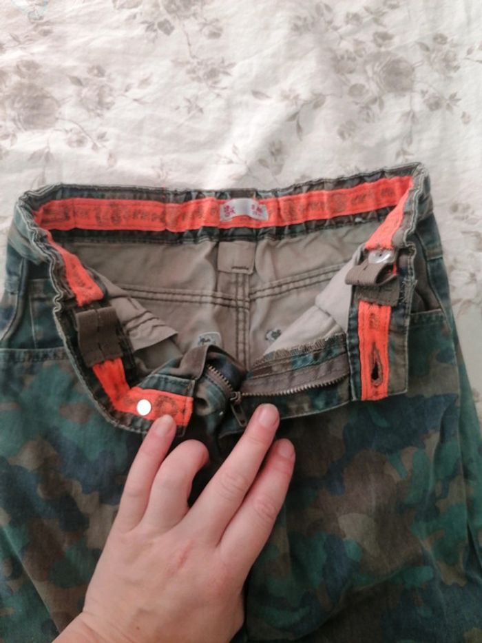 Pantalon camouflage dpam 8ans - photo numéro 3