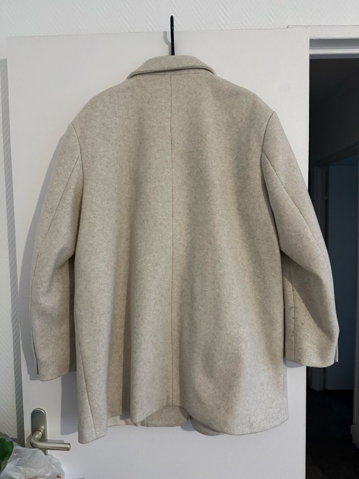 manteau crème Zara - photo numéro 2