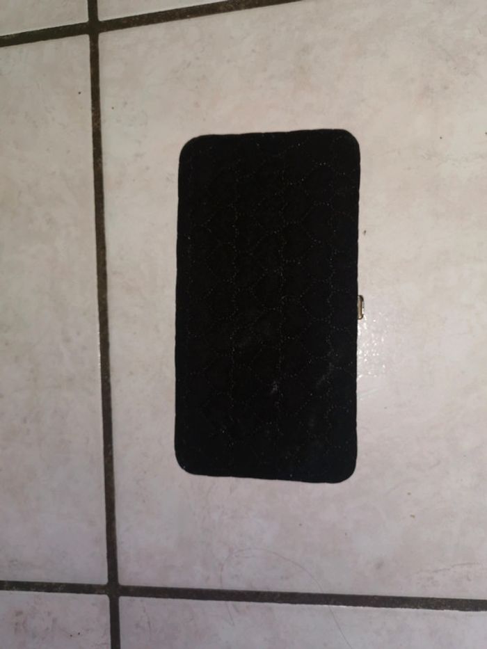 Portefeuille velours cœur - photo numéro 2