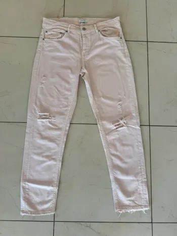 Pantalon jeans Rose Zara T 36