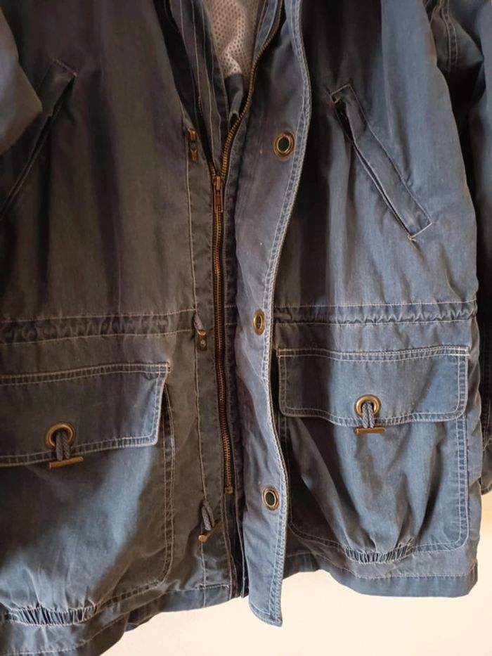Veste homme,  marque Knockers. Style jeans délavé. - photo numéro 3