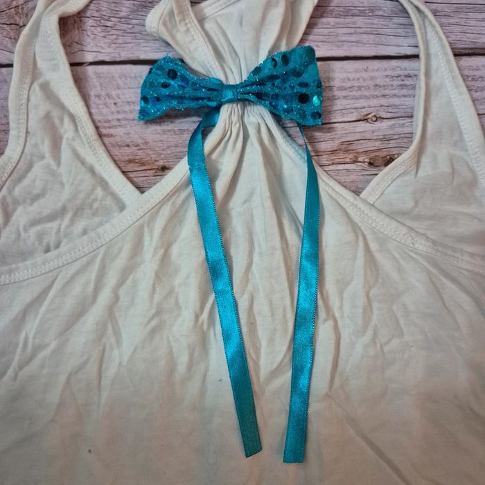 Debardeur blanc la petite sirène disney taille L - photo numéro 6