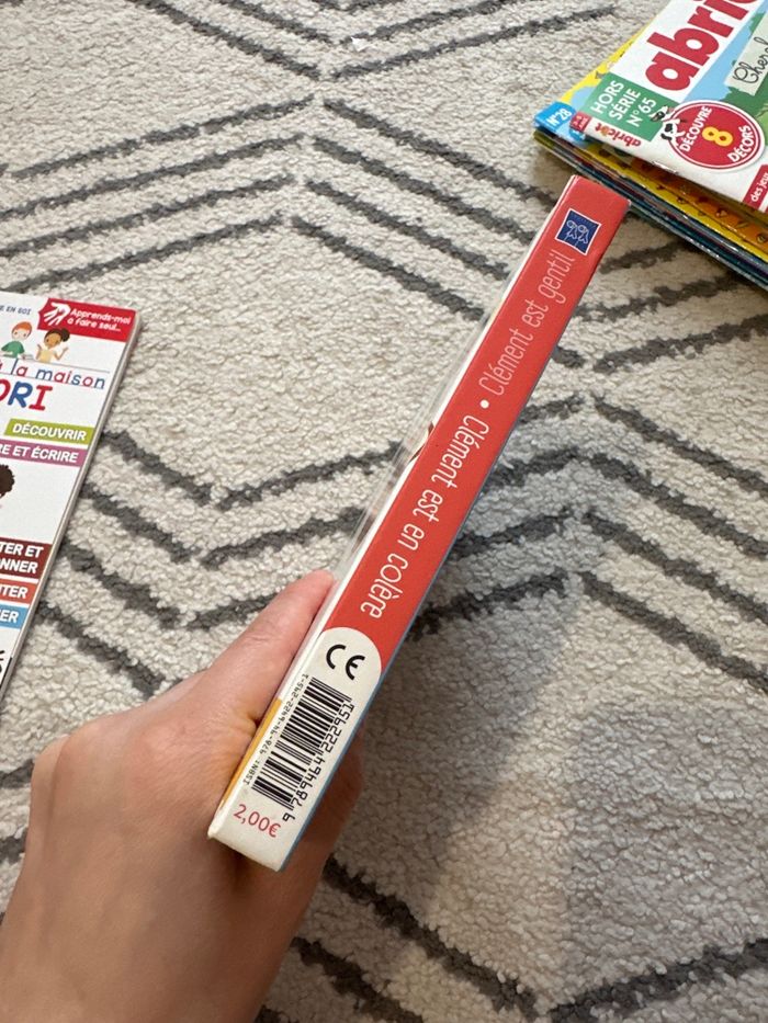 Livre des émotions Clement est en colère, Clement est gentil - photo numéro 5