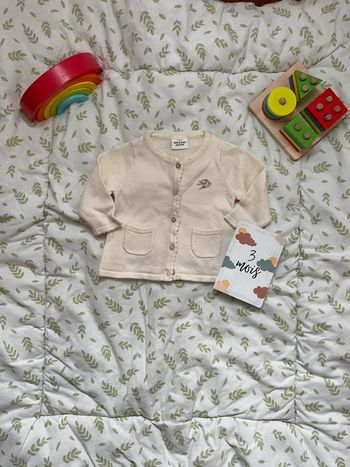 gilet beige tape à l'oeil 3 mois