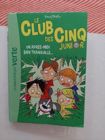 Livre bibliothèque verte le club des cinq junior