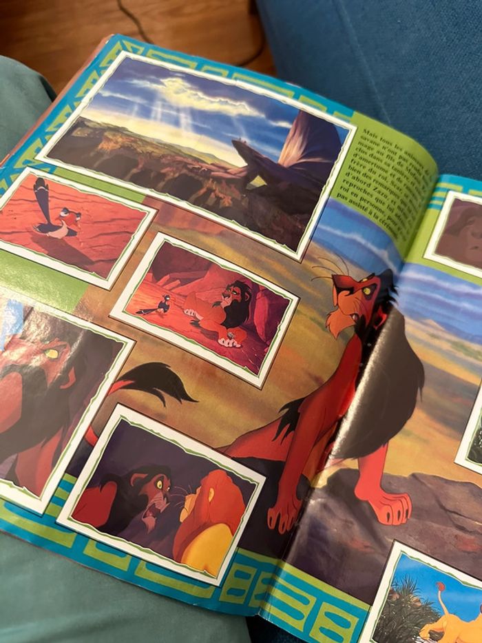 Album Panini ancien Disney Le Roi Lion complet stickers autocollants vintage - photo numéro 6