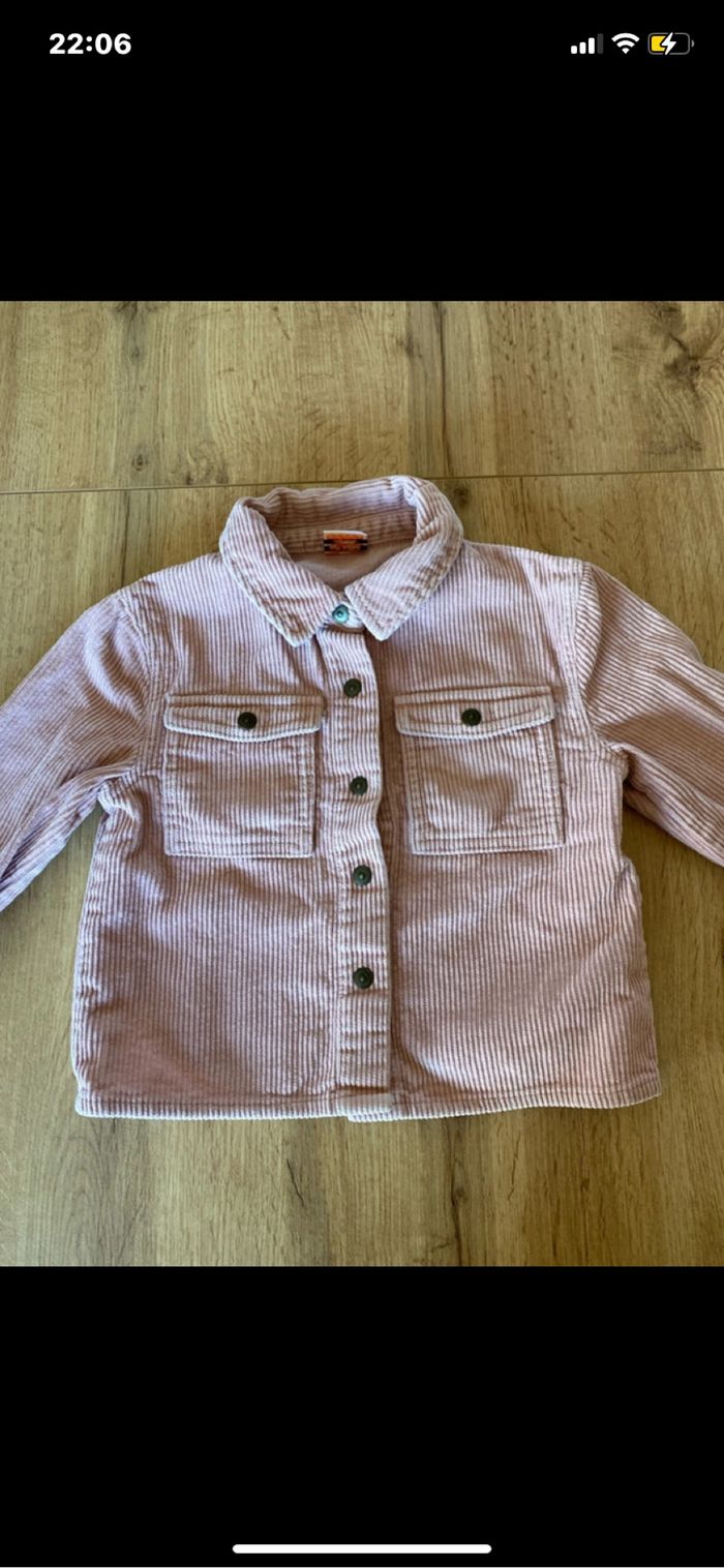 Veste en jeans rose - photo numéro 2