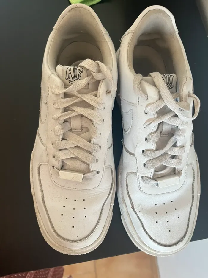 Basket Nike air force blanche 38,5 - photo numéro 4