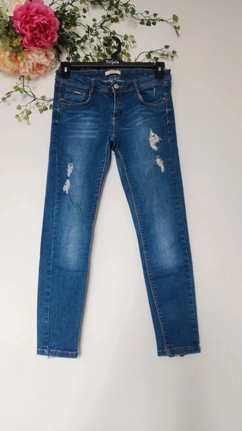 Jean slim effet usé 🎀 Taille M 🎀