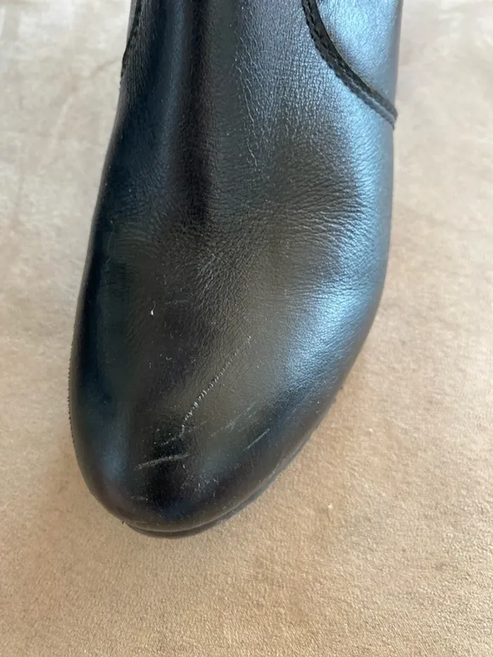 Bottines cuir noir - photo numéro 3