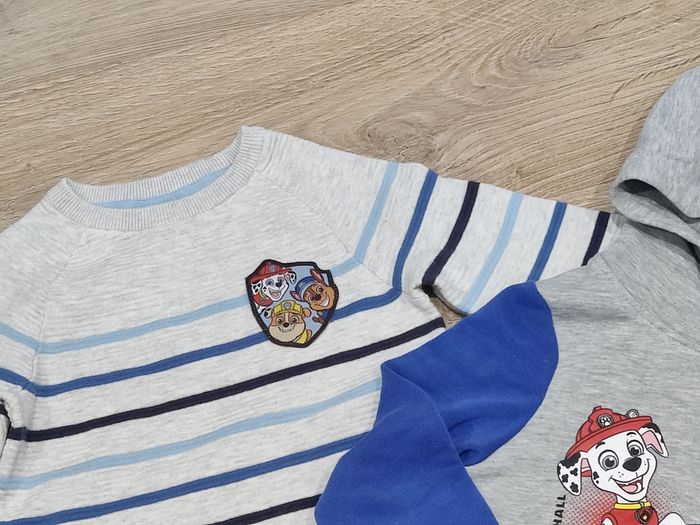 Lot de 2 sweat capuches et pull Pat Patrouille Paw Patrol Taille 3 ans - photo numéro 3