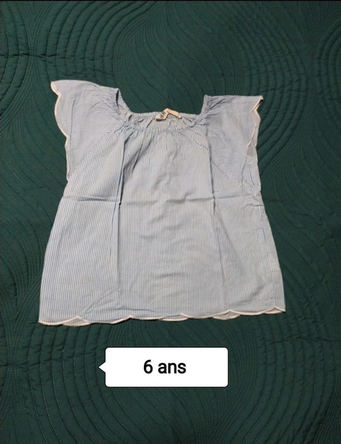 T-shirt bleu H&M 6 ans