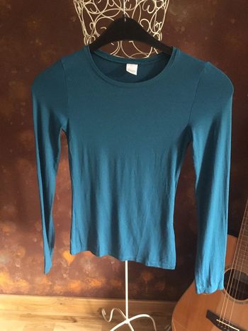 T-shirt vert canard camaïeu s