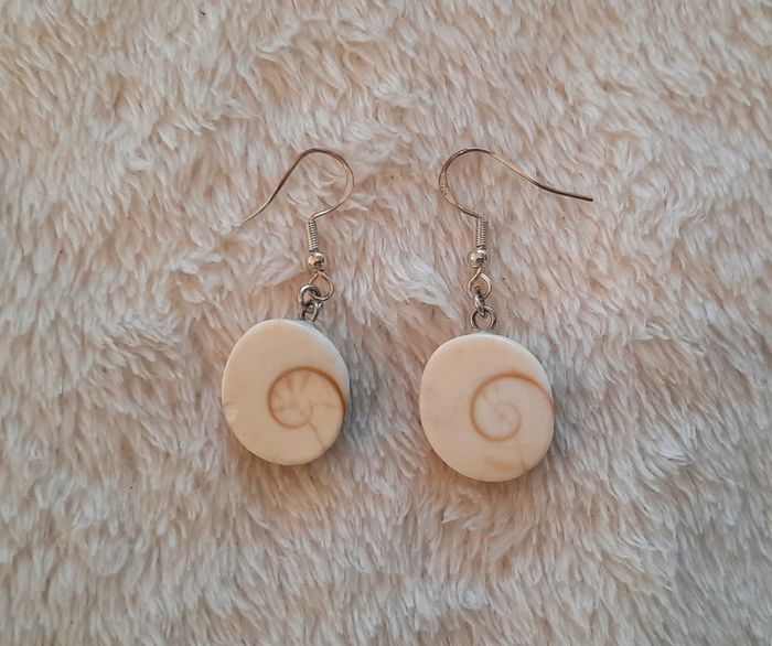 Boucle d'oreilles oeil de sainte Lucie Corse - photo numéro 3