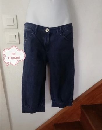 Pantacourt jeans femme.36..