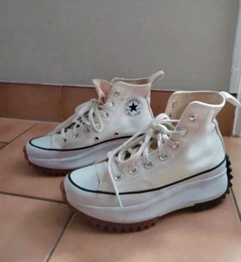 Converse run star hike blanche