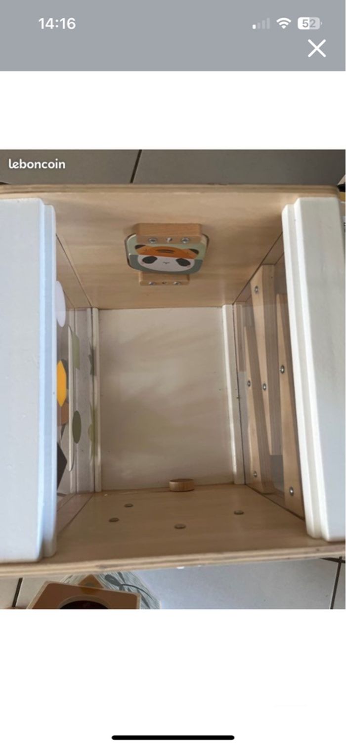 Cube activité en bois Vertbaudet collection Hanoï - photo numéro 3