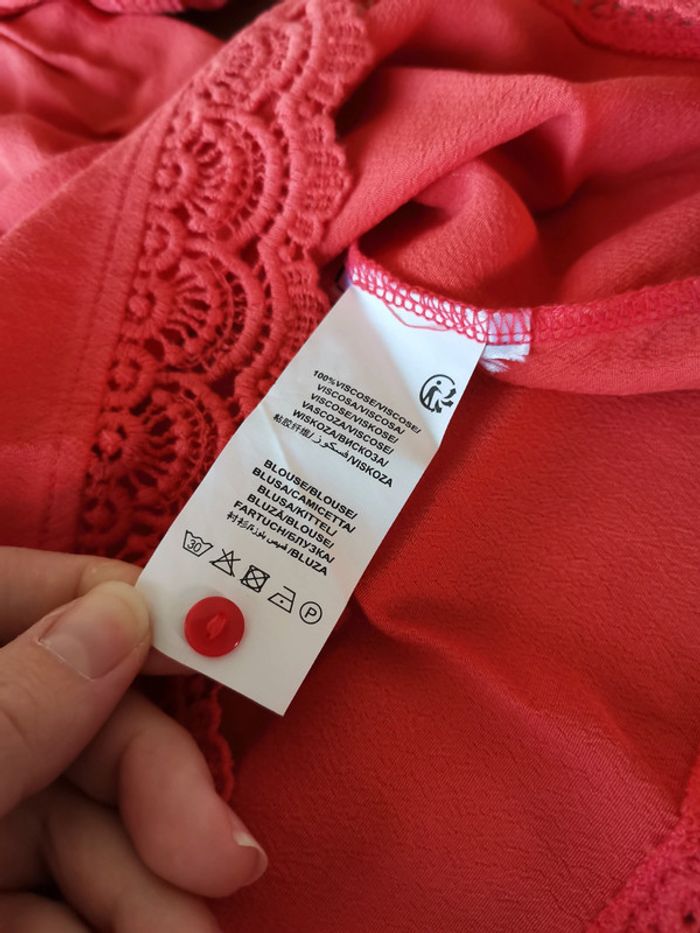 Blouse corail - photo numéro 5