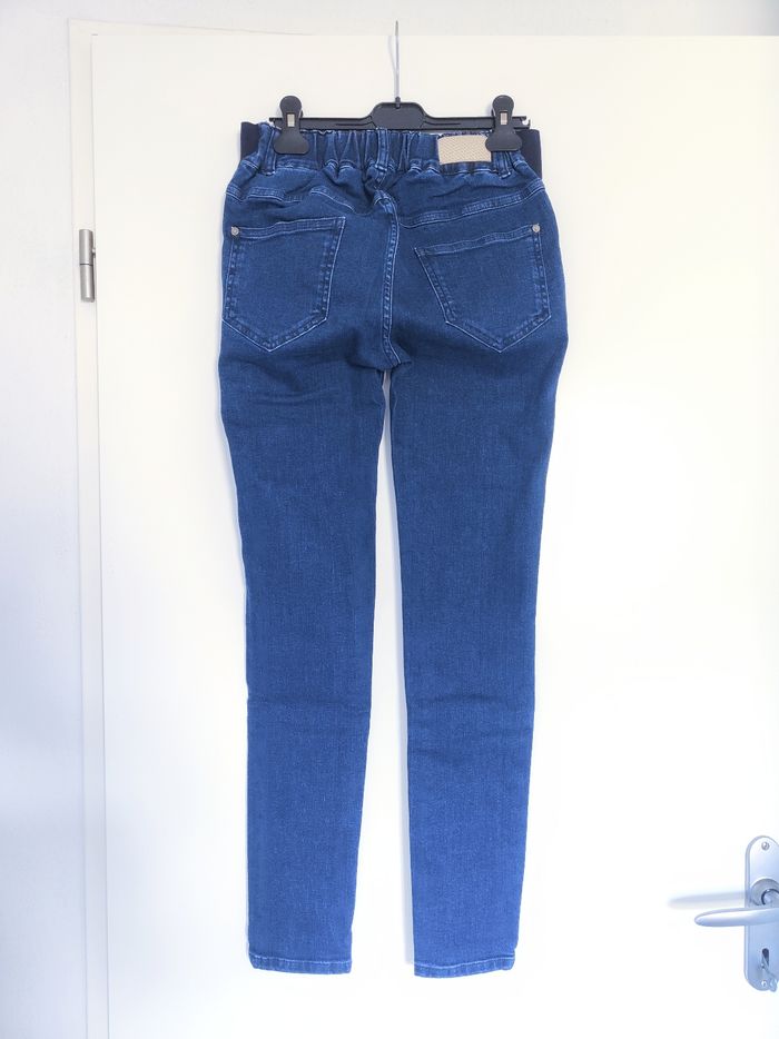Jeans slim bleu brut maternité neuf Joli Bumb XXS - photo numéro 2