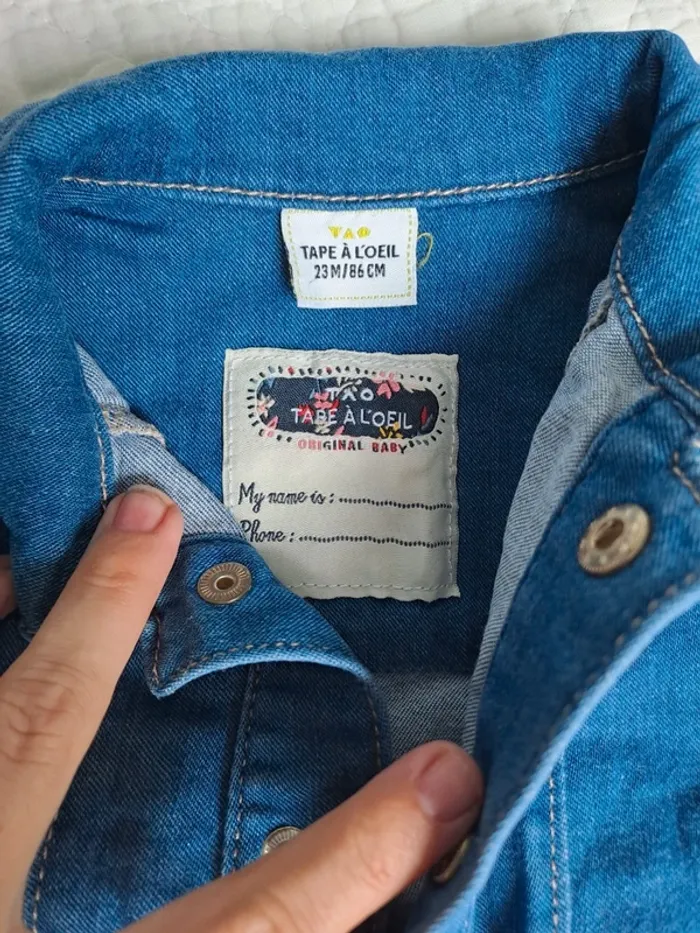 Veste jean Tape à l'œil 23 mois- Printemps/été - photo numéro 2