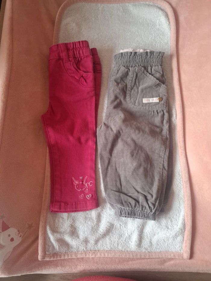 Lot pantalon 9 mois