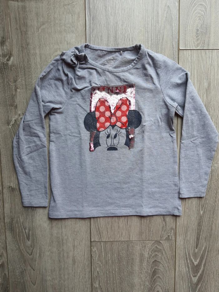 T shirt manches longues taille 5ans, Minnie