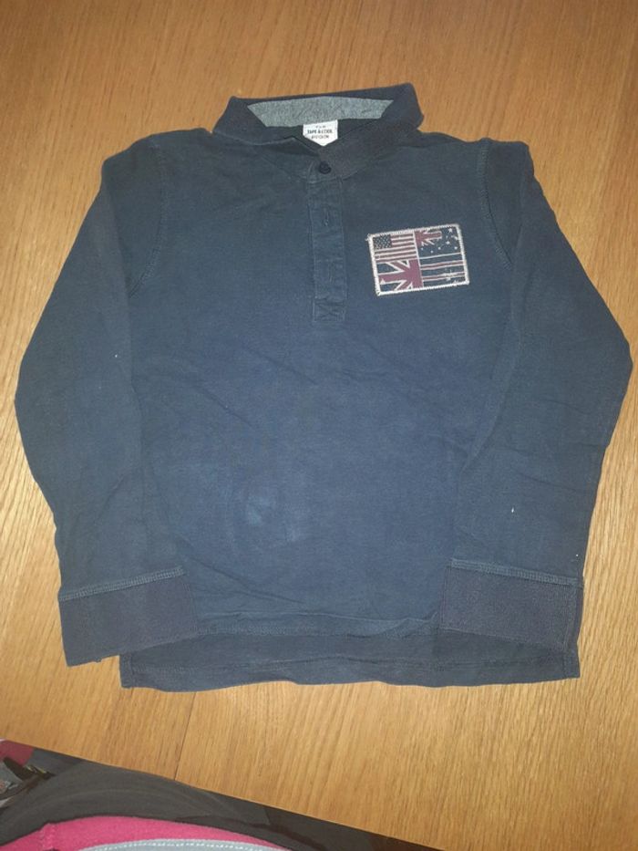 Polo manches longues Tape à l'œil 8 ans