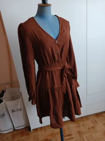 Robe manches longues femme