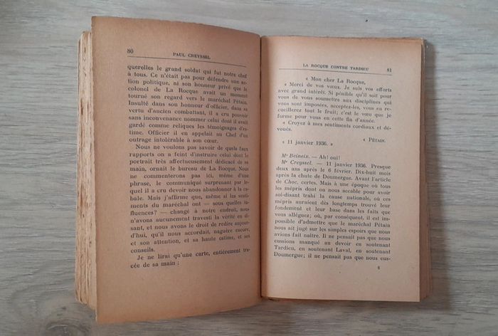 La rocque contre tardieu Paul creyssel député de la Loire - photo numéro 4