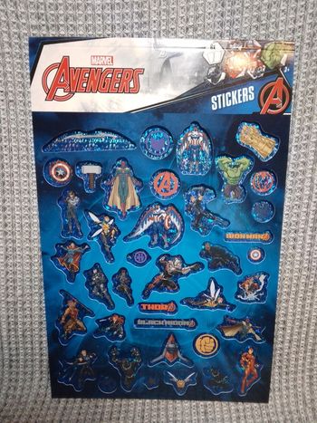 Livret de stickers holographiques "Avengers" Marvel
