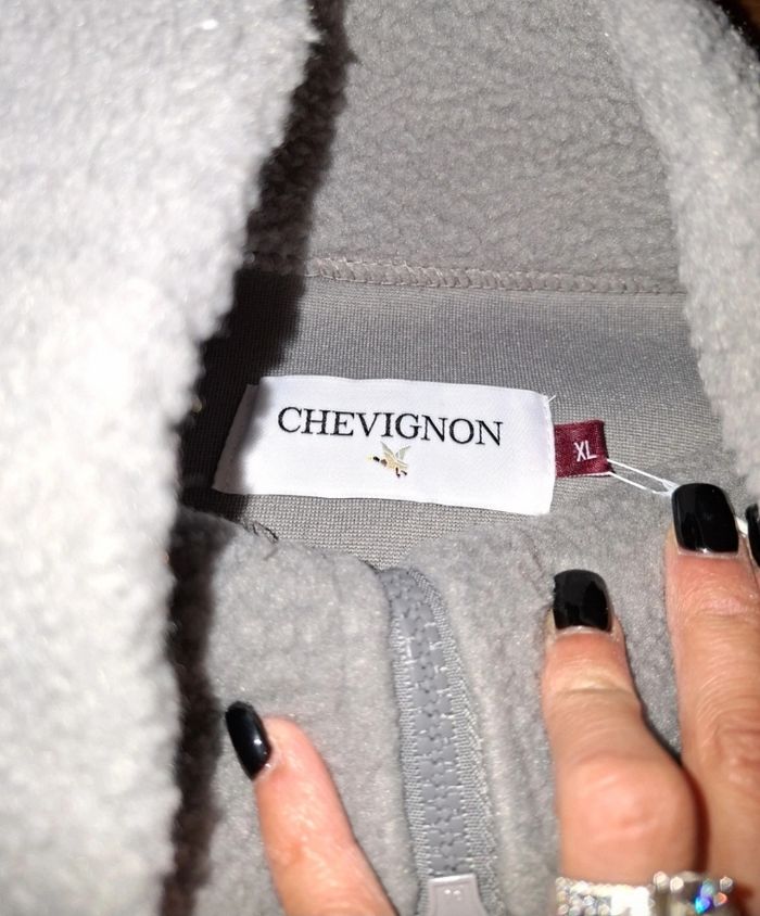 Veste en polaire gris Chevignon pour homme - photo numéro 3