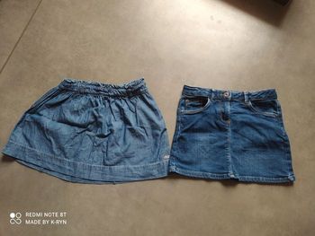 Lot jupe jeans