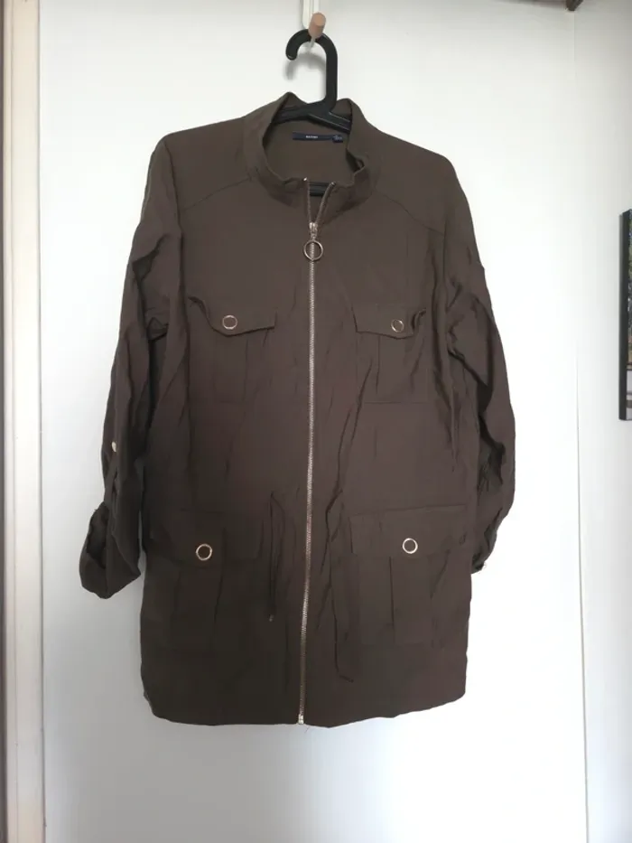 Veste saharienne kaki taille 38 - photo numéro 2