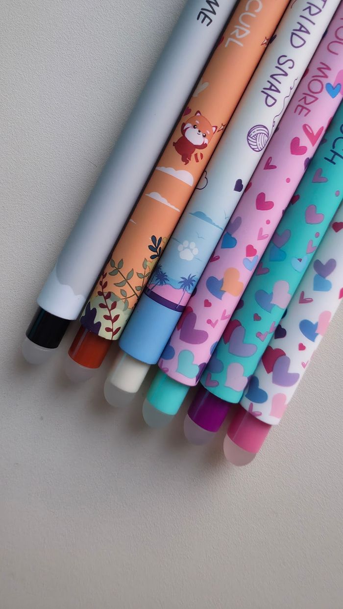 Lot de 6 stylos animaux effaçable - photo numéro 4
