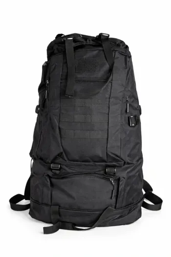Sac à dos noir grande capacité 40L randonnée trekking voyage tactique Neuf sans étiquette