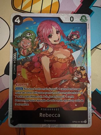 One Piece Rebecca OP05-091 Alt Art FR NM