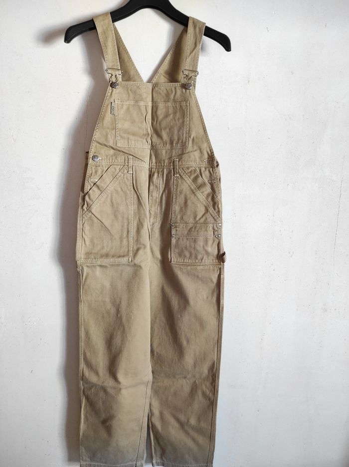 Salopette en denim beige - photo numéro 3