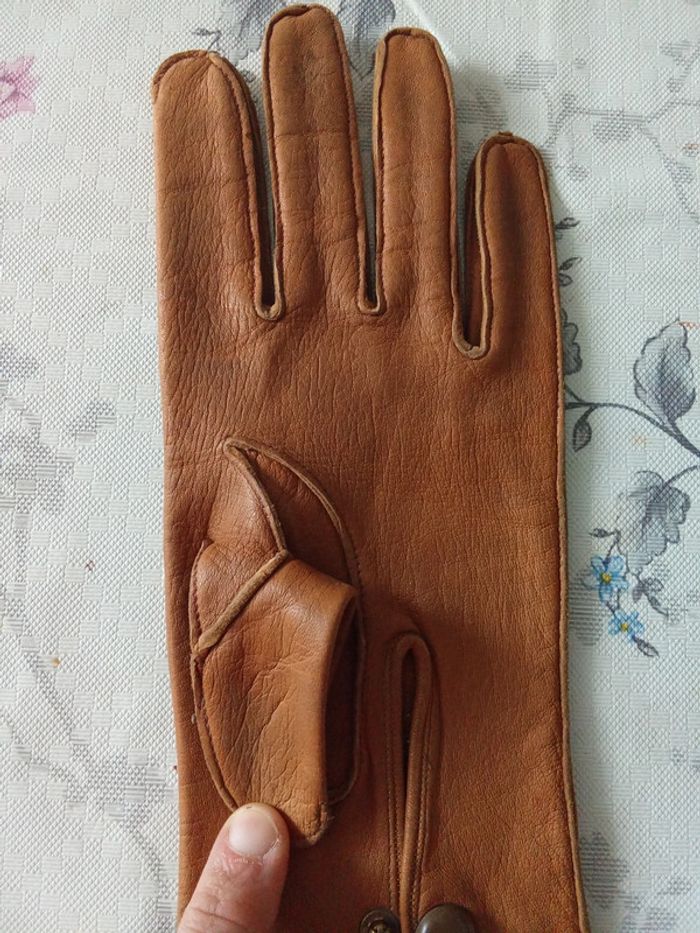 Gants cuir Bonmarché Paris 7 1/2 - photo numéro 7