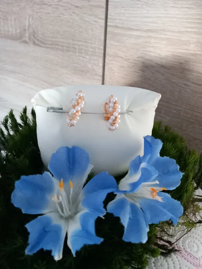 Boucles d'oreilles à clip boutique chic tendance