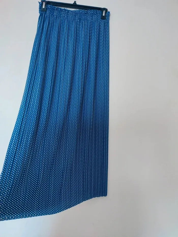 Jupe longue plissée taille élastique - photo numéro 5