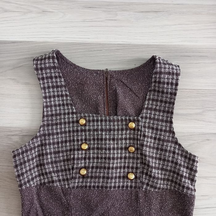 Robe tailleur marron taille 38 - photo numéro 2