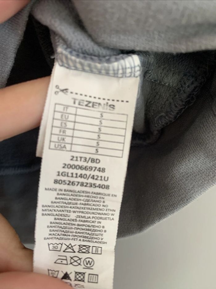 Haut Pyjama gris Tezenis TS - photo numéro 3