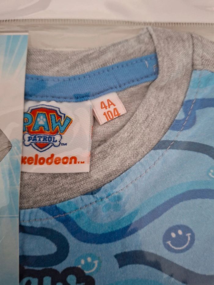 Tee-shirt pat patrouille neuf avec étiquette taille 4 ans - photo numéro 4