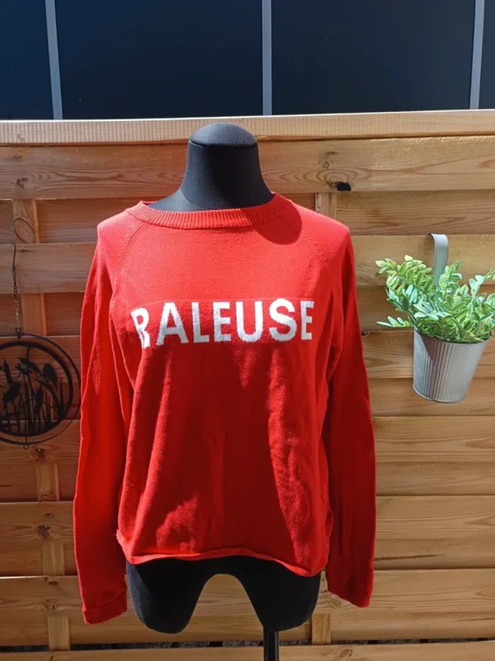 Pull inscription "Râleuse" taille S - photo numéro 2
