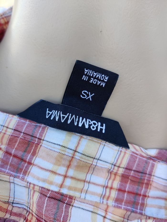 Chemise à carreaux femme enceinte H&M mama taille S - photo numéro 4
