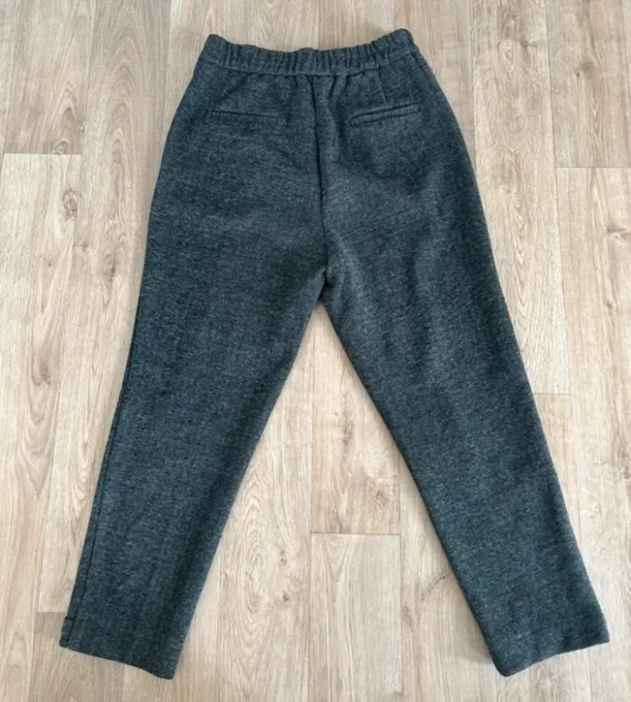 The korner pantalon d’hiver gris en laine, taille 40 - photo numéro 6